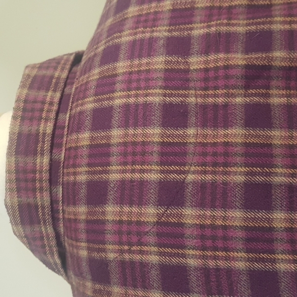 Woolrich Blackberry plaid flannel shirt - Picture 5 of 7